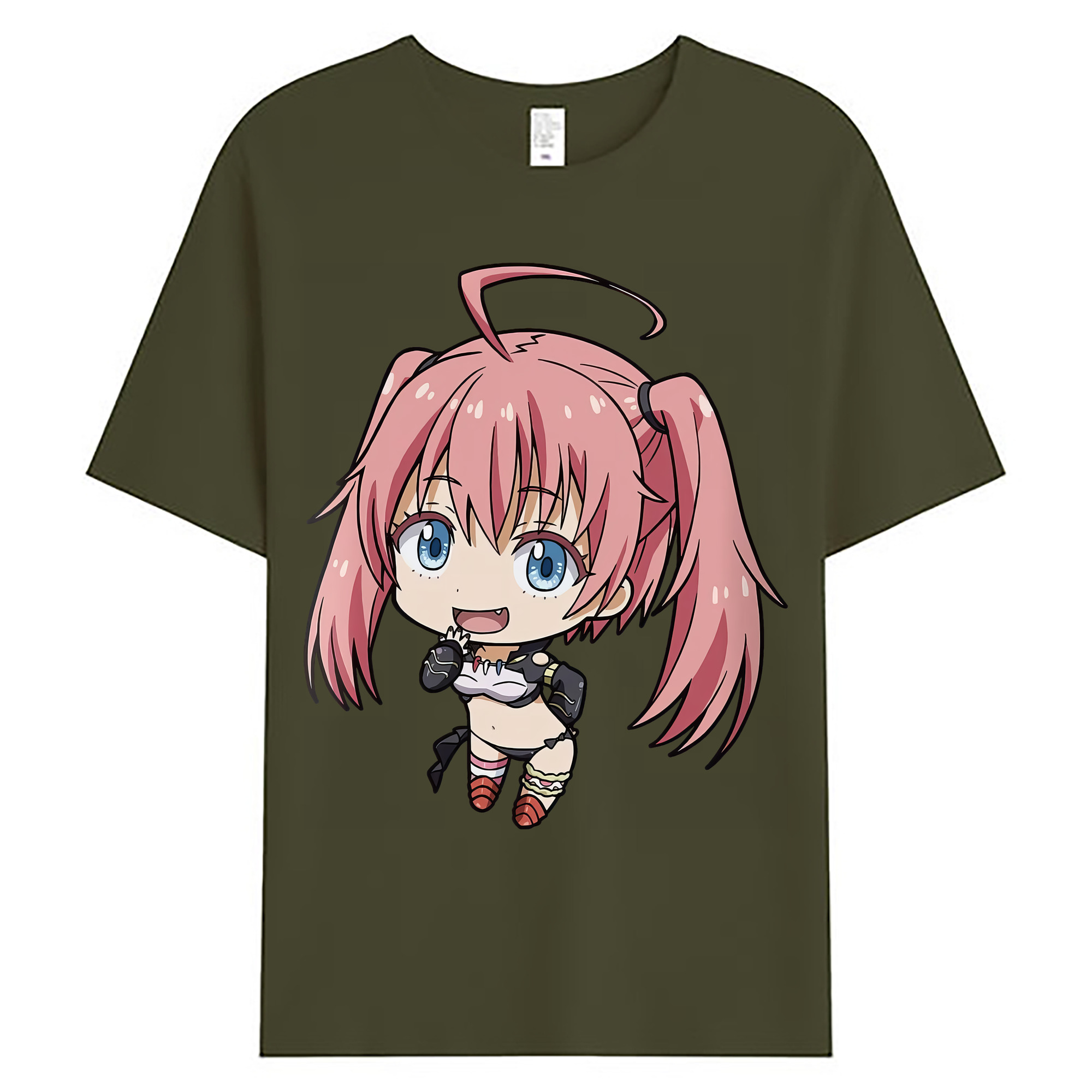 （画像用） 転スラ Regarding Reincarnated to Slime 綿100％ メンズ半袖Tシャツ｜肌触りやわらか＆通気性